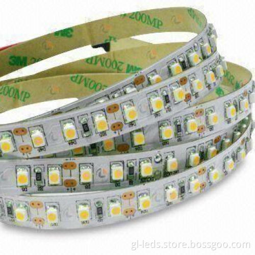 Flexible LED Stripe Lighting with Super-bright SMD Top LED and Wide Beam Angle